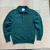 Shetland Brushed Wool Sweater Polo, Forest