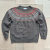 Women's Donegal Wool Fairisle Yoke Sweater, Staffa