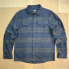 Men's Fjord Flannel Shirt, Treelined: Smolder Blue