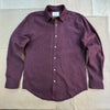 Teca Solid Flannel Shirt, Bordeaux