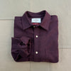 Teca Solid Flannel Shirt, Bordeaux