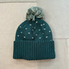 Kids Powder Town Beanie, Offset Dot: Conifer Green