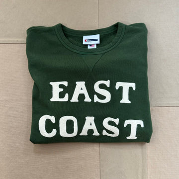 East Coast Terry Crewneck, Spruce