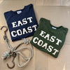 East Coast Terry Crewneck, Navy