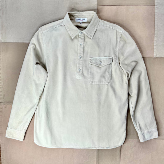 Carter Popover in Fine Wale Corduroy, Light Putty