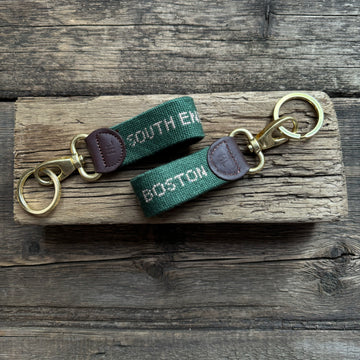 South End Key Fob, Forest Green