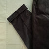 Standard Pleated Pant in Corduroy, Chocolate