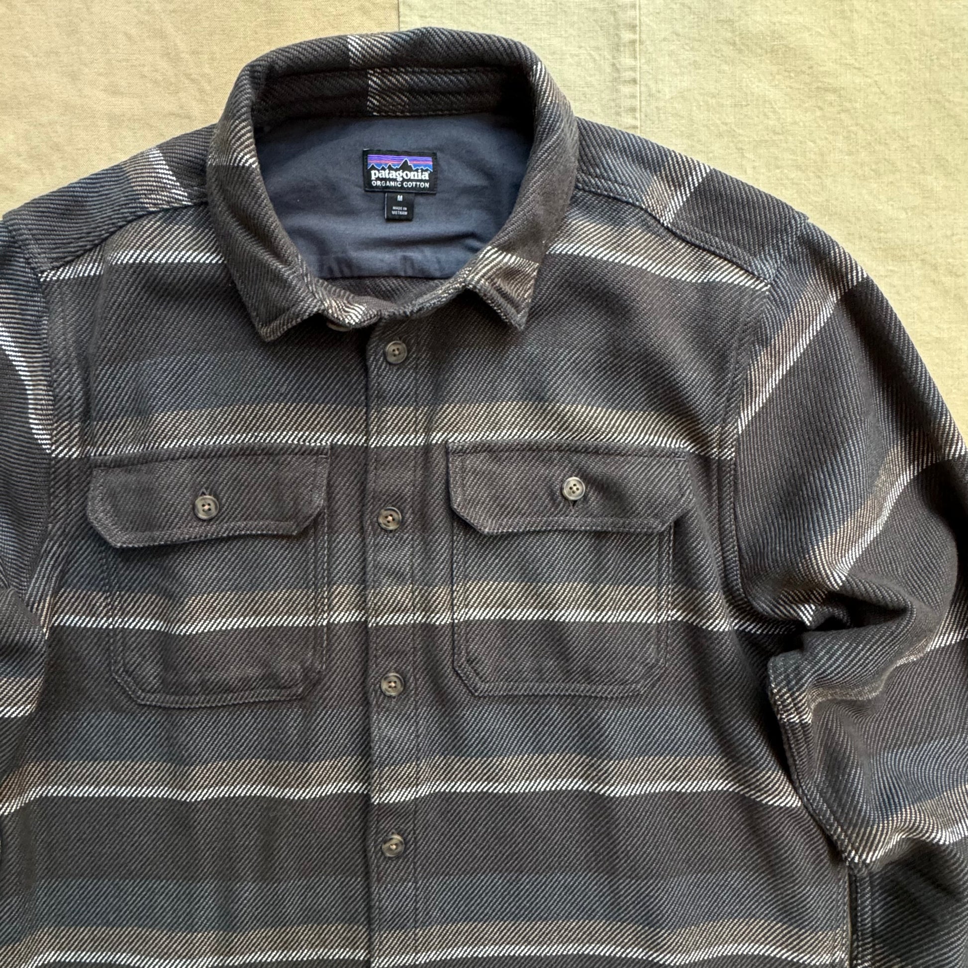 Patagonia fjord flannel forge grey clearance