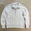 Classic Knit Quarter Zip Pullover, Vintage White