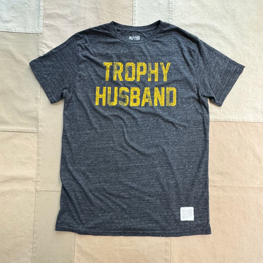 Trophy Husband T-shirt, Black