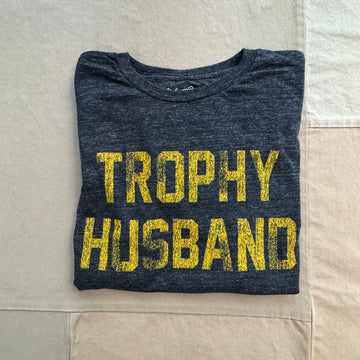 Trophy Husband T-shirt, Black