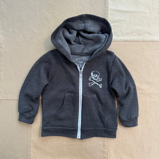 Kid's Sault Jolly Roger Zip Hoodie