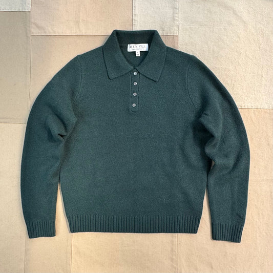 Alice Polo in Cashmere, Cypress Green