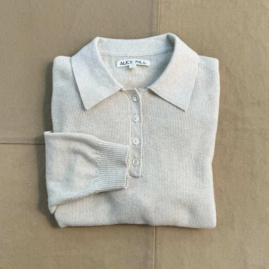 Jac Polo Sweater, Oatmeal