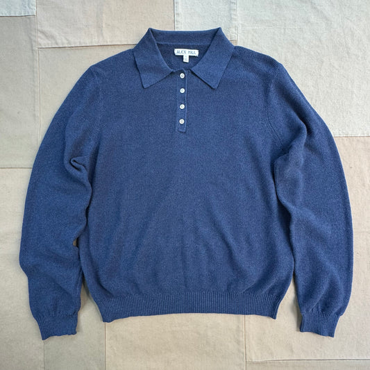 Jac Polo Sweater, Faded Navy