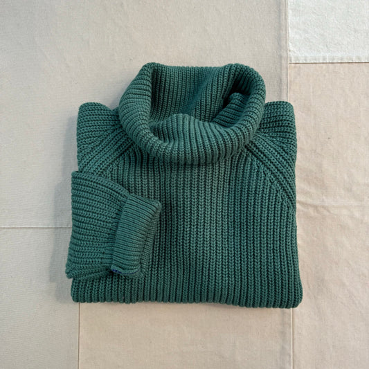 Chelsea Turtleneck, Hunter Green