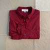 Jo Shirt in Poplin, Maroon