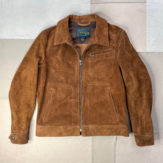 Unlined Rough Out Cowhide Jacket