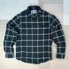 Plaid Cotton Flannel Shirt, Hunter Green