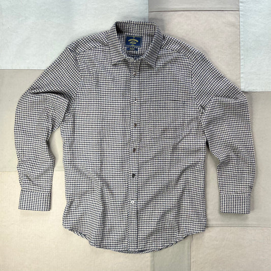 Pied Poule Shirt, Navy