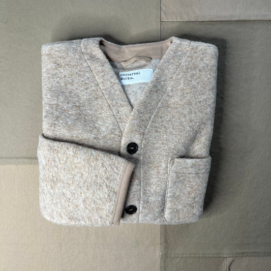 Cardigan Wool Fleece, Fawn