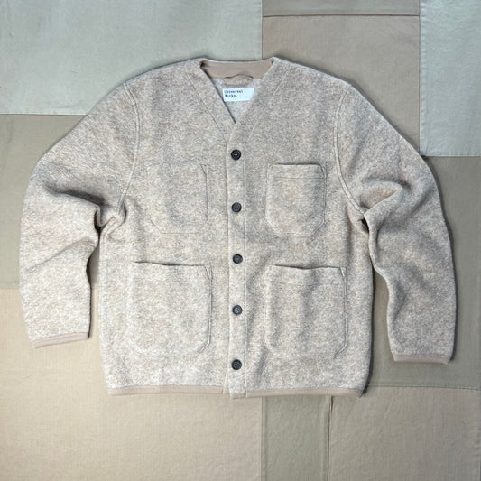 Cardigan Wool Fleece, Fawn