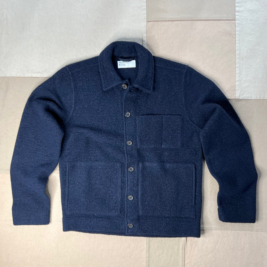 Uniform Jacket Wool Fleece, Navy