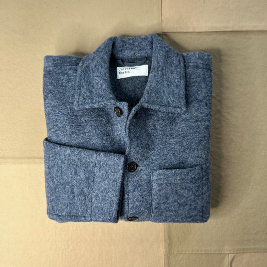 Uniform Jacket Wool Fleece, Slate Blue