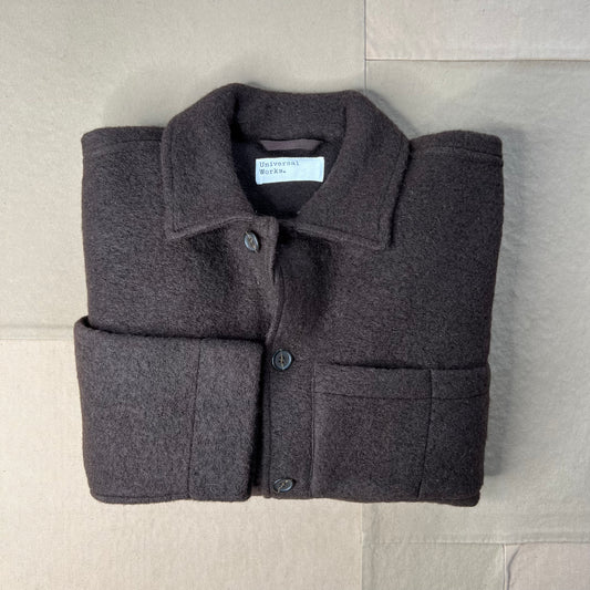 Uniform Jacket Wool Fleece, Brown