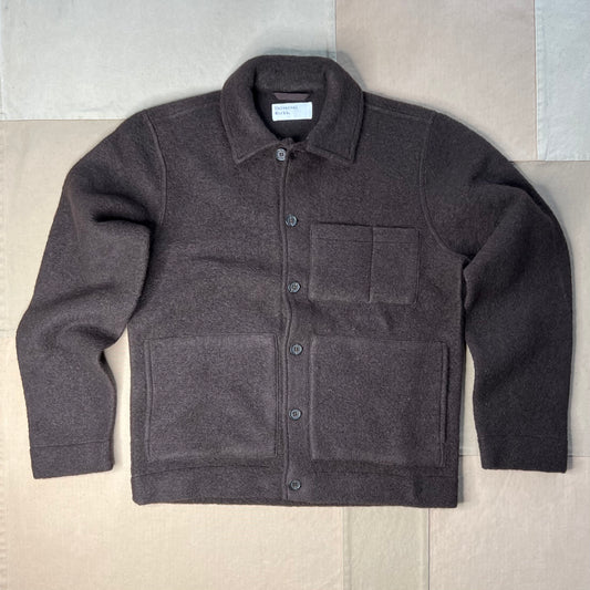 Uniform Jacket Wool Fleece, Brown