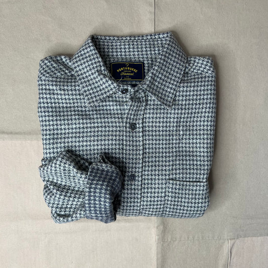 Pied Poule Shirt, Charcoal