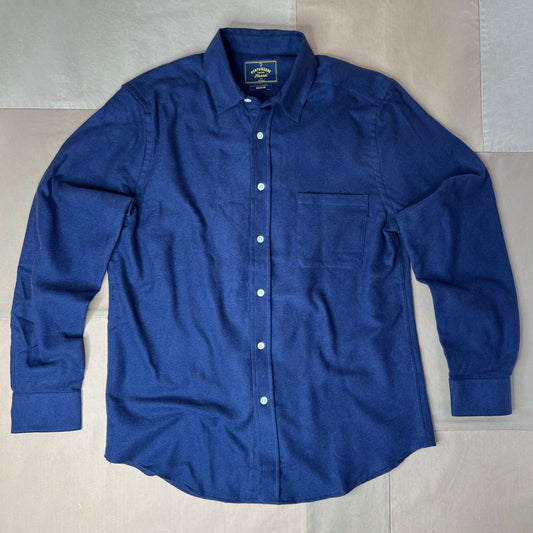 Teca Solid Flannel Shirt, Blue
