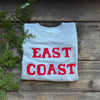 East Coast Terry Crewneck, Grey/Red