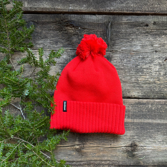 Powder Town Beanie, Sizzle Red