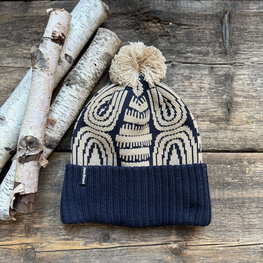Powder Town Beanie, Flow: Sunken Blue
