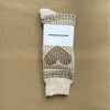 Women's Heart Sock, Linen