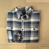 Women's Fjord Flannel Shirt, River Plaid: Barnacle Blue