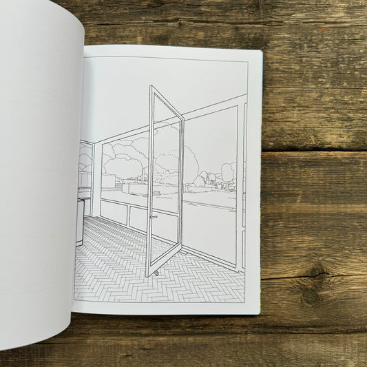 The Glass House Coloring Book