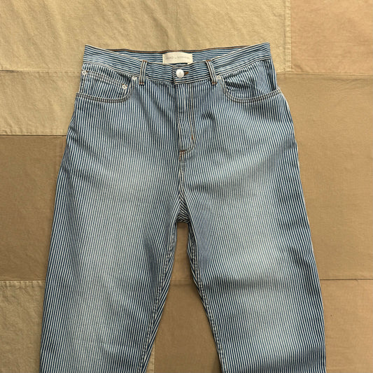 Men's Pilon Japanese Denim, Railroad Stripe