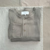 Crosby Organic Cotton Waffle Henley, Fatigue