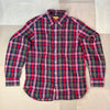 Madras Cotton Shirt, Olive/Red