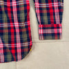 Madras Cotton Shirt, Olive/Red