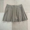 Pleated Mini Skort, Khaki