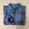 Men's Lightweight Fjord Flannel Shirt, Paw: Smolder Blue