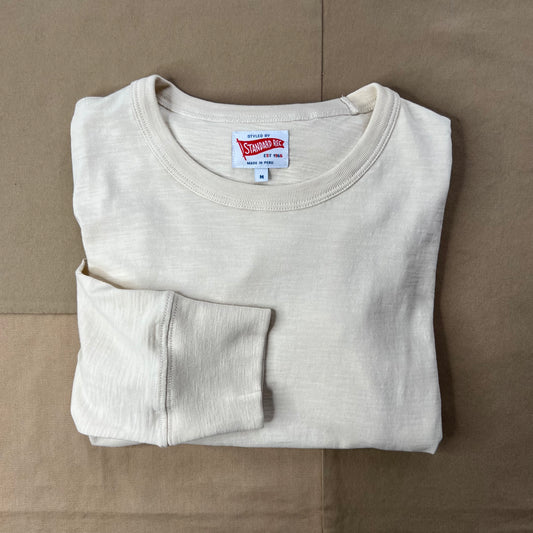 Long Sleeve Slub T-Shirt, Natural