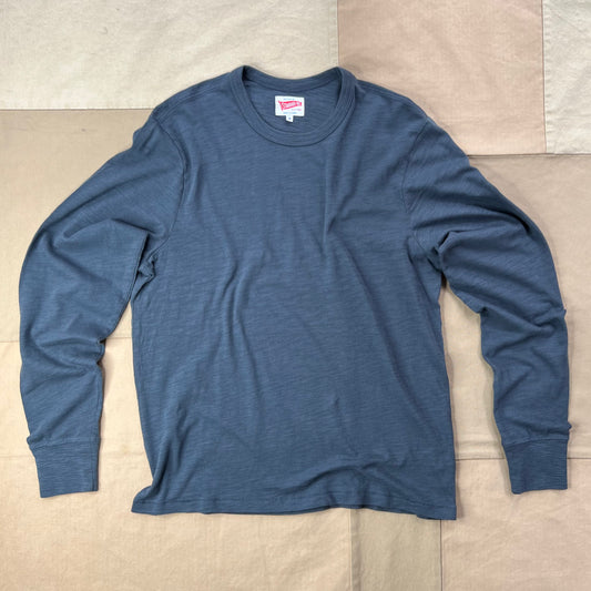Long Sleeve Slub T-Shirt, Indigo
