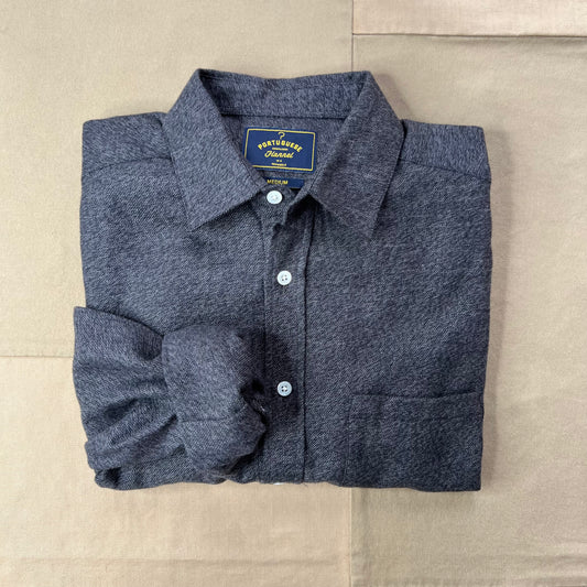 Teca Solid Flannel Shirt, Grey
