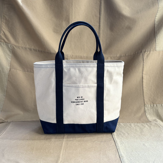 Day Tote, Natural & Navy