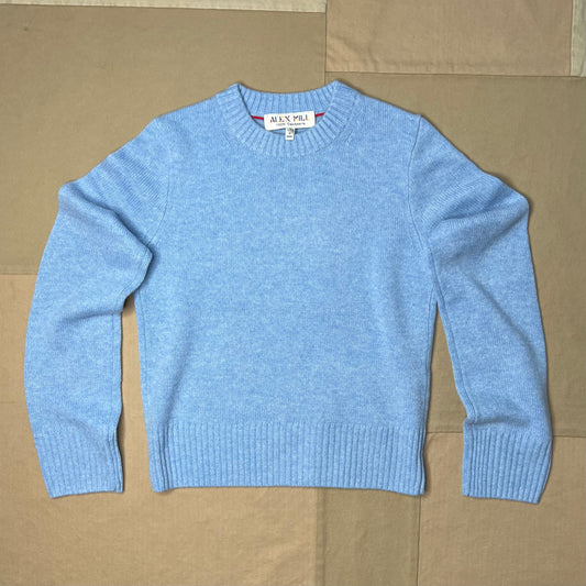 Marais Crewneck Sweater in Cashmere, Frost Blue