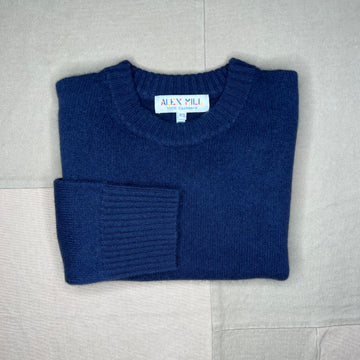 Marais Crewneck Sweater in Cashmere, Navy